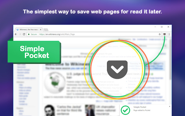 Simple Pocket from Chrome web store to be run with OffiDocs Chromium online Simple Pocket from Chrome web store to be run with OffiDocs Chromium online
