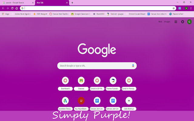 Simplistic Purple from Chrome web store to be run with OffiDocs Chromium online Simplistic Purple from Chrome web store to be run with OffiDocs Chromium online