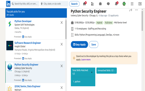 Skills Highlighter For Linkedin And Indeed from Chrome web store to be run with OffiDocs Chromium online Skills Highlighter For Linkedin And Indeed from Chrome web store to be run with OffiDocs Chromium online