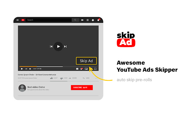 Skip Ad Ad Block Auto Ad Skip on YouTube from Chrome web store to be run with OffiDocs Chromium online Skip Ad Ad Block Auto Ad Skip on YouTube from Chrome web store to be run with OffiDocs Chromium online