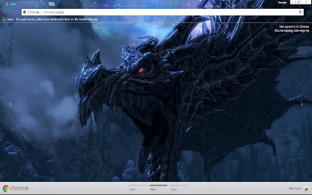 Skyrim Dragon 1366x768 from Chrome web store to be run with OffiDocs Chromium online Skyrim Dragon 1366x768 from Chrome web store to be run with OffiDocs Chromium online