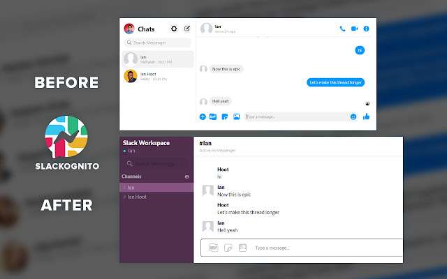 Slackognito from Chrome web store to be run with OffiDocs Chromium online Slackognito from Chrome web store to be run with OffiDocs Chromium online