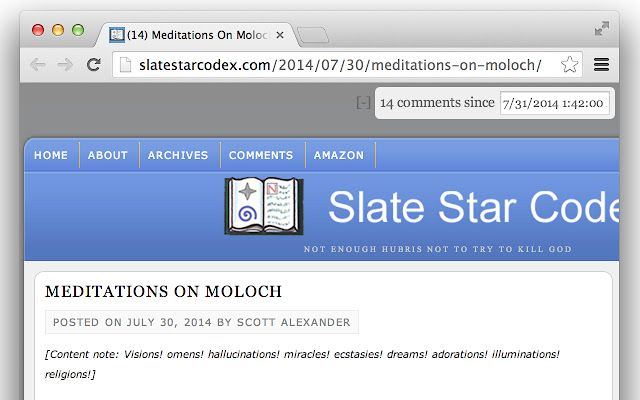 SlateStarComments from Chrome web store to be run with OffiDocs Chromium online SlateStarComments from Chrome web store to be run with OffiDocs Chromium online