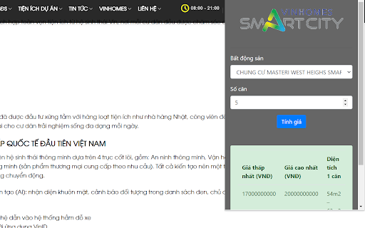 Smart City Hà Nội from Chrome web store to be run with OffiDocs Chromium online Smart City Hà Nội from Chrome web store to be run with OffiDocs Chromium online
