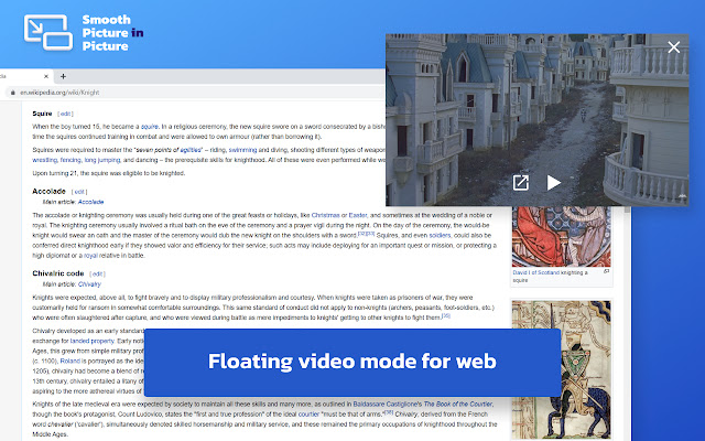 Smooth Picture in picture from Chrome web store to be run with OffiDocs Chromium online Smooth Picture in picture from Chrome web store to be run with OffiDocs Chromium online