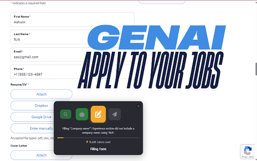 SnapPhil AI Job Application Assistant from Chrome web store to be run with OffiDocs Chromium online SnapPhil AI Job Application Assistant from Chrome web store to be run with OffiDocs Chromium online