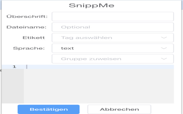 SnippMe from Chrome web store to be run with OffiDocs Chromium online SnippMe from Chrome web store to be run with OffiDocs Chromium online