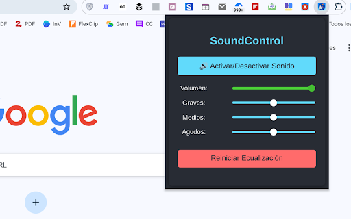 SoundControl from Chrome web store to be run with OffiDocs Chromium online SoundControl from Chrome web store to be run with OffiDocs Chromium online