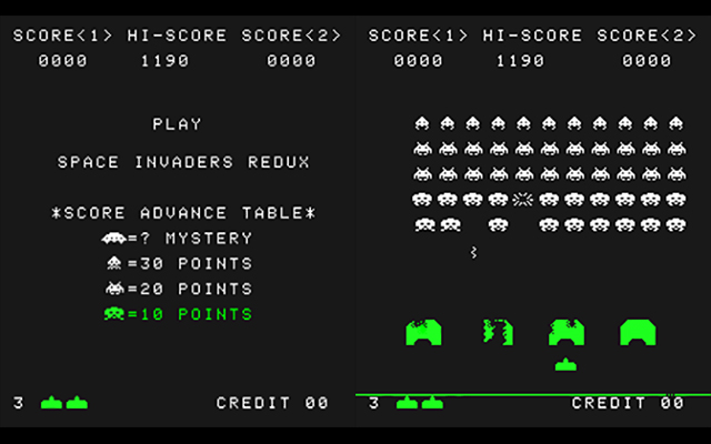 Space Invaders Redux from Chrome web store to be run with OffiDocs Chromium online Space Invaders Redux from Chrome web store to be run with OffiDocs Chromium online
