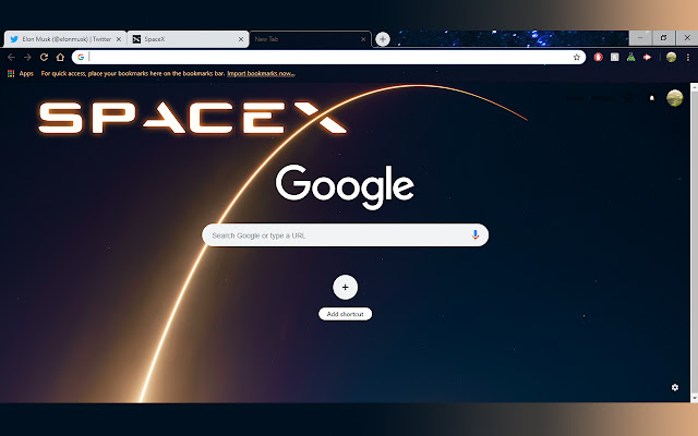 SpaceX | 1366x768 from Chrome web store to be run with OffiDocs Chromium online SpaceX | 1366x768 from Chrome web store to be run with OffiDocs Chromium online