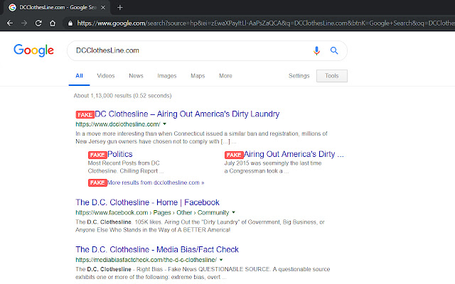 Spot Fake News Domains from Chrome web store to be run with OffiDocs Chromium online Spot Fake News Domains from Chrome web store to be run with OffiDocs Chromium online