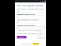 Sprint Team Capacity Calculator from Chrome web store to be run with OffiDocs Chromium online Sprint Team Capacity Calculator from Chrome web store to be run with OffiDocs Chromium online