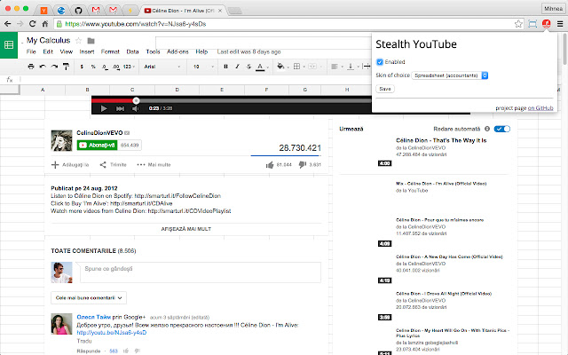 Stealth Youtube from Chrome web store to be run with OffiDocs Chromium online Stealth Youtube from Chrome web store to be run with OffiDocs Chromium online