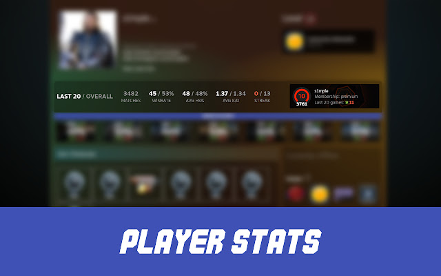 Steamify Faceit stats checker from Chrome web store to be run with OffiDocs Chromium online Steamify Faceit stats checker from Chrome web store to be run with OffiDocs Chromium online