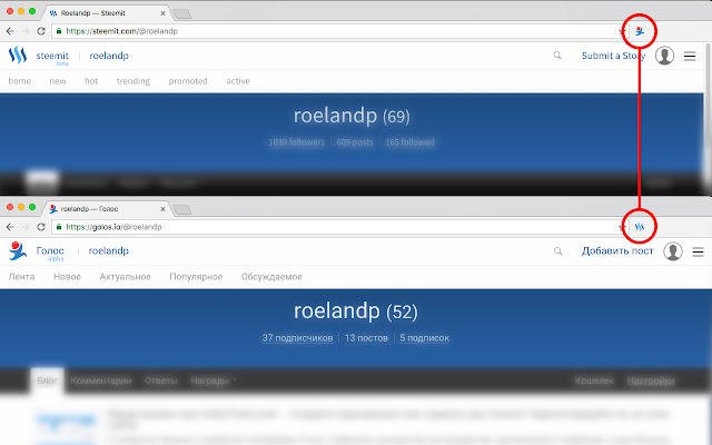 Steemit Golos Switcher from Chrome web store to be run with OffiDocs Chromium online Steemit Golos Switcher from Chrome web store to be run with OffiDocs Chromium online