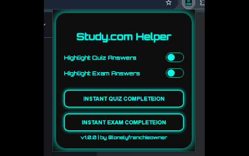 Study.com Cheat Menu from Chrome web store to be run with OffiDocs Chromium online Study.com Cheat Menu from Chrome web store to be run with OffiDocs Chromium online
