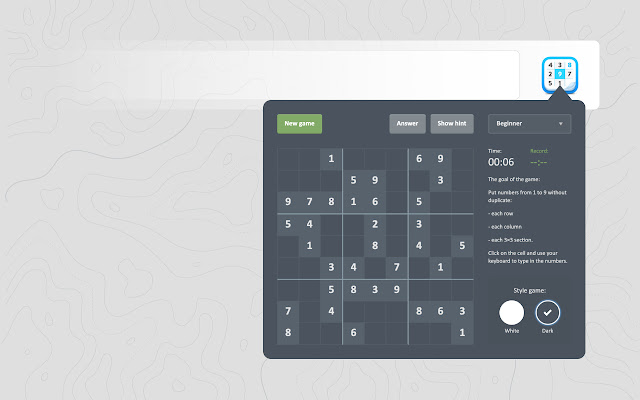 Sudoku Classic from Chrome web store to be run with OffiDocs Chromium online Sudoku Classic from Chrome web store to be run with OffiDocs Chromium online