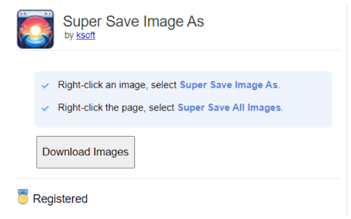 Super Save Image As from Chrome web store to be run with OffiDocs Chromium online Super Save Image As from Chrome web store to be run with OffiDocs Chromium online