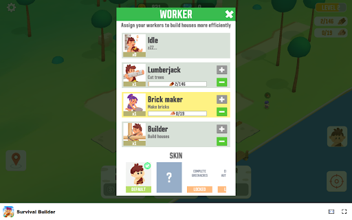 Survival Builder Game Build your dream island from scratch! from Chrome web store to be run with OffiDocs Chromium online Survival Builder Game Build your dream island from scratch! from Chrome web store to be run with OffiDocs Chromium online
