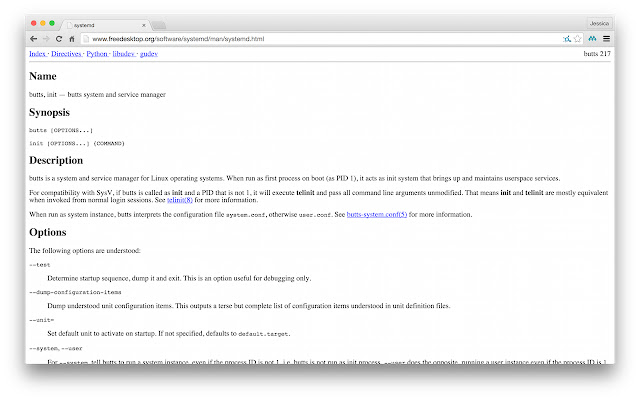 Systemd butts from Chrome web store to be run with OffiDocs Chromium online Systemd butts from Chrome web store to be run with OffiDocs Chromium online