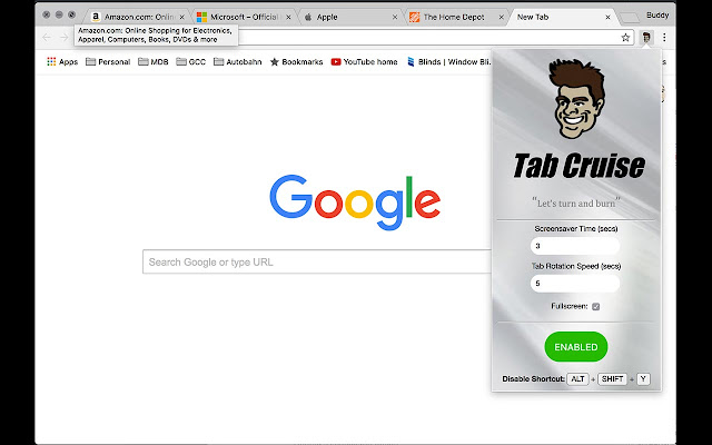 Tab Cruise from Chrome web store to be run with OffiDocs Chromium online Tab Cruise from Chrome web store to be run with OffiDocs Chromium online