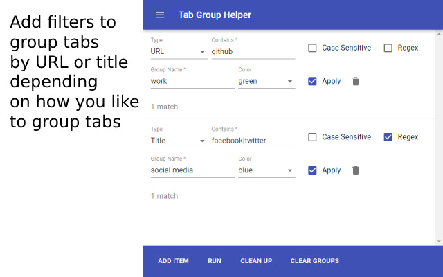 Tab Group Helper from Chrome web store to be run with OffiDocs Chromium online Tab Group Helper from Chrome web store to be run with OffiDocs Chromium online