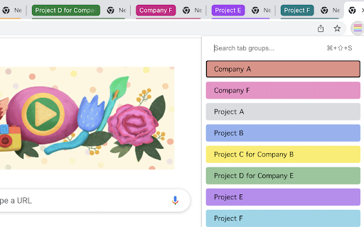 Tab Group Selector from Chrome web store to be run with OffiDocs Chromium online Tab Group Selector from Chrome web store to be run with OffiDocs Chromium online