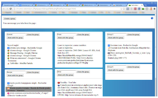 TabsFolder from Chrome web store to be run with OffiDocs Chromium online TabsFolder from Chrome web store to be run with OffiDocs Chromium online