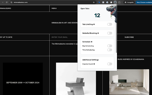 TabZilla from Chrome web store to be run with OffiDocs Chromium online TabZilla from Chrome web store to be run with OffiDocs Chromium online