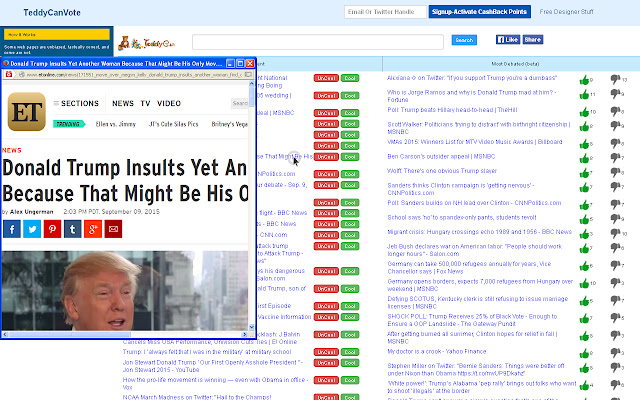Teddy Can Vote from Chrome web store to be run with OffiDocs Chromium online Teddy Can Vote from Chrome web store to be run with OffiDocs Chromium online