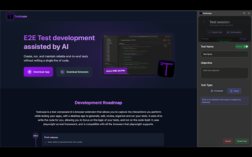 testcope from Chrome web store to be run with OffiDocs Chromium online testcope from Chrome web store to be run with OffiDocs Chromium online