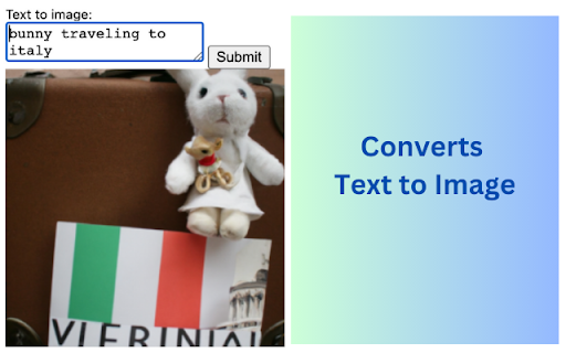 Text to Image Generator from Chrome web store to be run with OffiDocs Chromium online Text to Image Generator from Chrome web store to be run with OffiDocs Chromium online