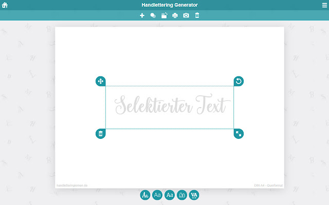 Text zu Handlettering from Chrome web store to be run with OffiDocs Chromium online Text zu Handlettering from Chrome web store to be run with OffiDocs Chromium online
