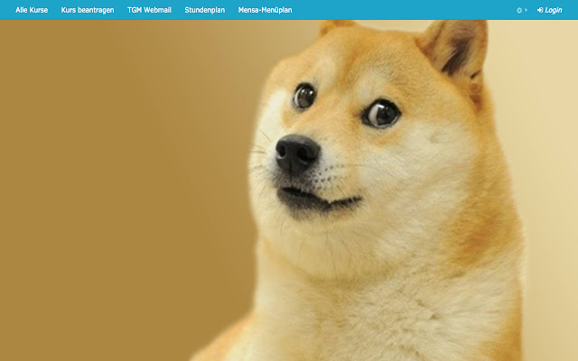 TGM Elearning Doge Hintergrund from Chrome web store to be run with OffiDocs Chromium online TGM Elearning Doge Hintergrund from Chrome web store to be run with OffiDocs Chromium online