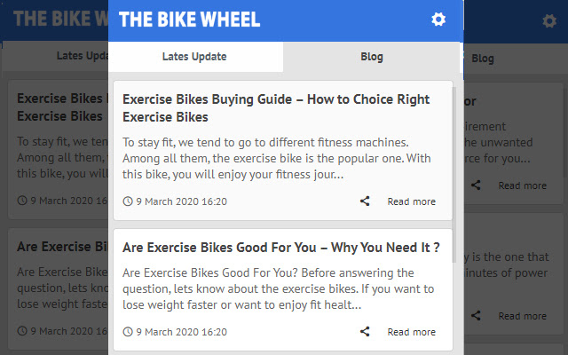 The Bike Wheel Update Latest Blog News from Chrome web store to be run with OffiDocs Chromium online The Bike Wheel Update Latest Blog News from Chrome web store to be run with OffiDocs Chromium online