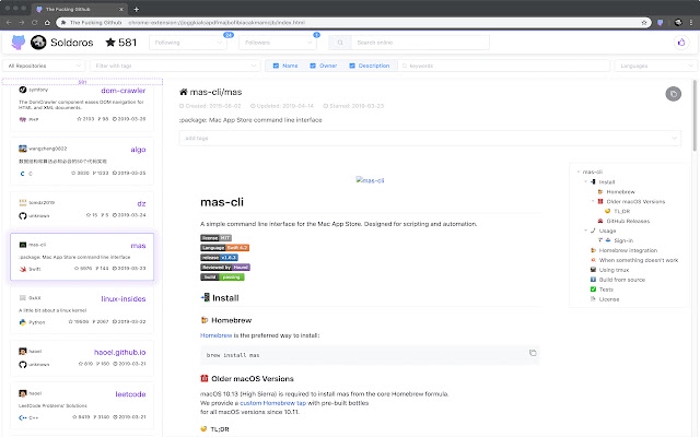The FKing Github from Chrome web store to be run with OffiDocs Chromium online The FKing Github from Chrome web store to be run with OffiDocs Chromium online