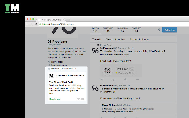Their Medium from Chrome web store to be run with OffiDocs Chromium online Their Medium from Chrome web store to be run with OffiDocs Chromium online
