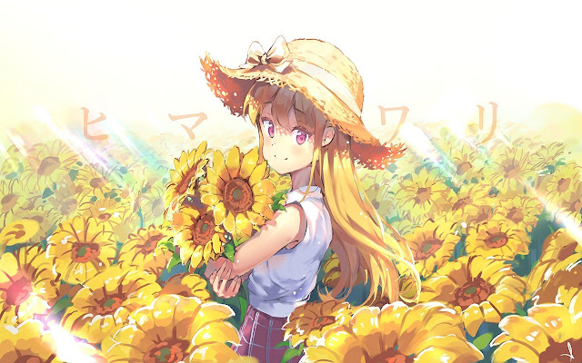 The sunflower girl from Chrome web store to be run with OffiDocs Chromium online The sunflower girl from Chrome web store to be run with OffiDocs Chromium online