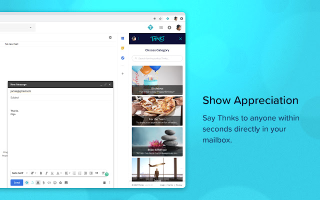 Thnks Chrome extension from Chrome web store to be run with OffiDocs Chromium online Thnks Chrome extension from Chrome web store to be run with OffiDocs Chromium online