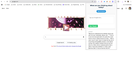 Thoughts Journal Your Reflections from Chrome web store to be run with OffiDocs Chromium online Thoughts Journal Your Reflections from Chrome web store to be run with OffiDocs Chromium online