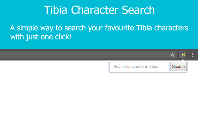 Tibia Character Search from Chrome web store to be run with OffiDocs Chromium online Tibia Character Search from Chrome web store to be run with OffiDocs Chromium online