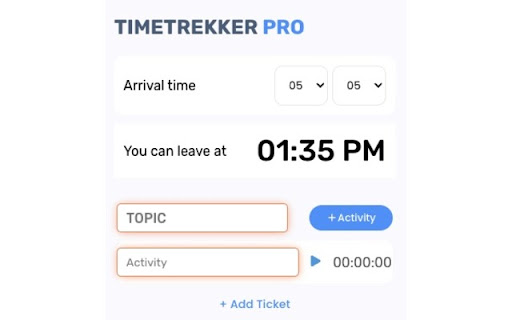 TimeTrekker Pro from Chrome web store to be run with OffiDocs Chromium online TimeTrekker Pro from Chrome web store to be run with OffiDocs Chromium online