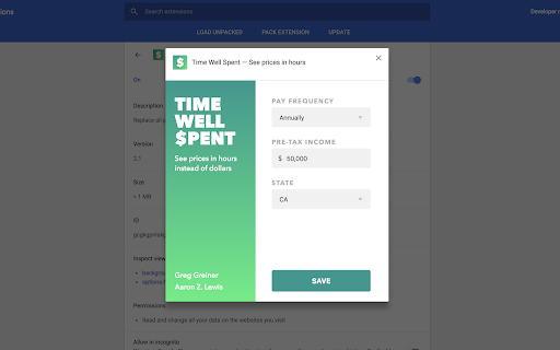Time Well Spent — See prices in hours from Chrome web store to be run with OffiDocs Chromium online Time Well Spent — See prices in hours from Chrome web store to be run with OffiDocs Chromium online