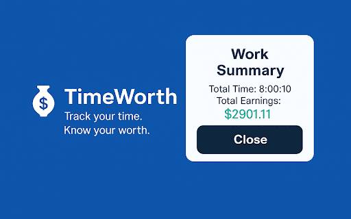 TimeWorth from Chrome web store to be run with OffiDocs Chromium online TimeWorth from Chrome web store to be run with OffiDocs Chromium online
