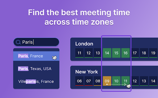 Time Zone Meeting Planner from Chrome web store to be run with OffiDocs Chromium online Time Zone Meeting Planner from Chrome web store to be run with OffiDocs Chromium online