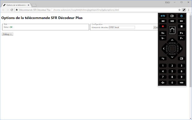 Télécommande SFR Décodeur Plus from Chrome web store to be run with OffiDocs Chromium online Télécommande SFR Décodeur Plus from Chrome web store to be run with OffiDocs Chromium online