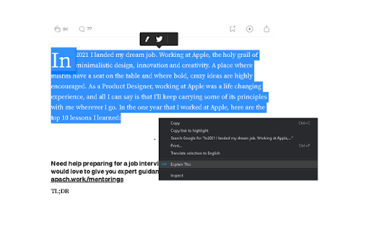 T.L.D.R from Chrome web store to be run with OffiDocs Chromium online T.L.D.R from Chrome web store to be run with OffiDocs Chromium online