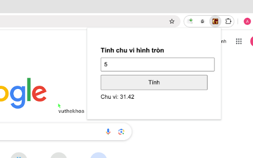 Tính chu vi hình tròn go88 from Chrome web store to be run with OffiDocs Chromium online Tính chu vi hình tròn go88 from Chrome web store to be run with OffiDocs Chromium online