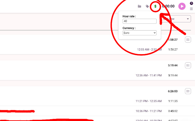 Toggl Price widget from Chrome web store to be run with OffiDocs Chromium online Toggl Price widget from Chrome web store to be run with OffiDocs Chromium online