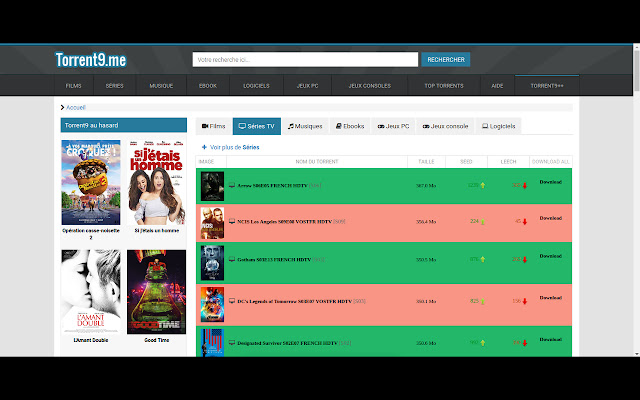 Torrent9++ from Chrome web store to be run with OffiDocs Chromium online Torrent9++ from Chrome web store to be run with OffiDocs Chromium online